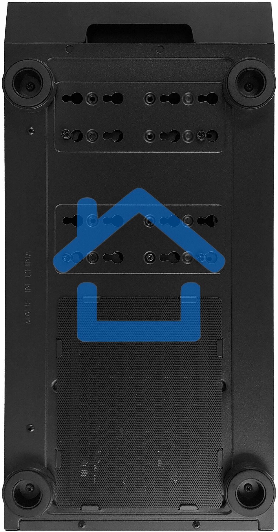 Компьютер IRU Game 510B7GM MT i5 12400F (2.5) 16Gb SSD 512Gb RTX4060 8Gb Free DOS GbitEth 650W черный (2059450)