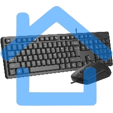 Комплект клавиатура + мышь A4Tech KR-3330 клав:черный мышь:черный USB