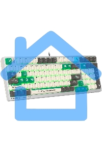 Клавиатура A4Tech Bloody S98 Pixels Green проводная USB белый/бежевый