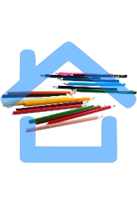 Карандаши цветные Silwerhof Веселые друзья 2.65мм, шестигранный профиль, дерево, ассорти, 18 цветов, коробка с европодвесом