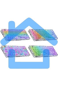 Клавиатура беспроводная Defender Elf Pro RU USB, Bluetooth/Радиоканал, белый