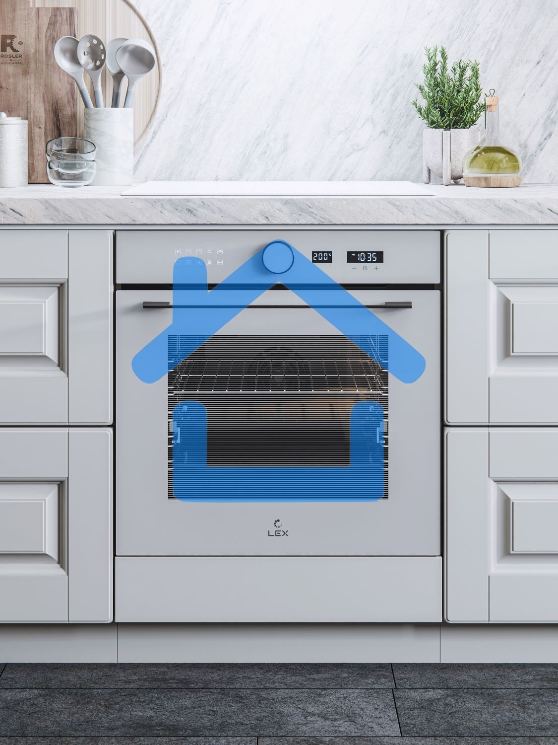 Духовой шкаф электрический LEX EDM 1002 ONE WH белый