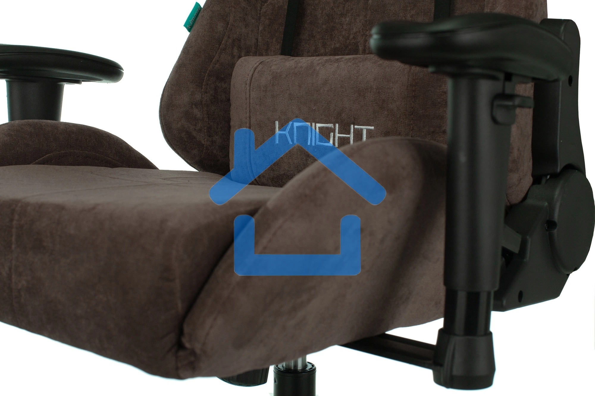 Кресло игровое Бюрократ VIKING KNIGHT LT10 FABRIC коричневый крестовина металл/пластик
