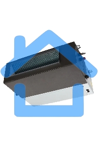 Блок внутренний сплит-системы канального типа Ballu BLC_D/in-48HN1_21Y 48000 BTU, 140 м², 44 дБ, охлаждение, обогрев, осушение, серый