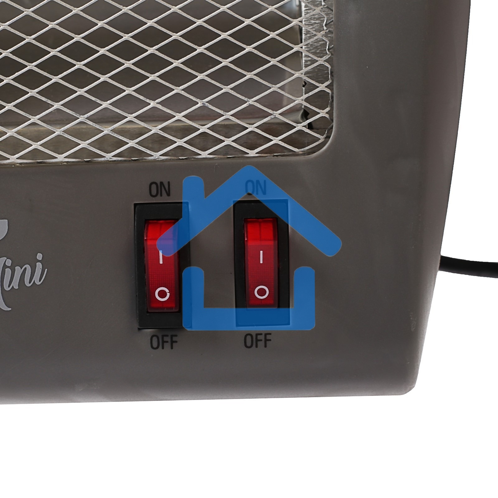 Обогреватель кварцевый Engy EN-505 mini, серый, 800 Вт, 8 м2, термостат