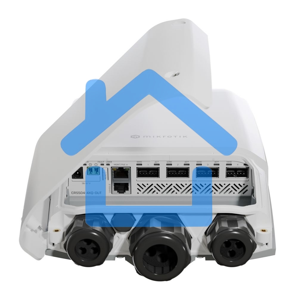 Коммутатор MIKROTIK CRS504-4XQ-OUT