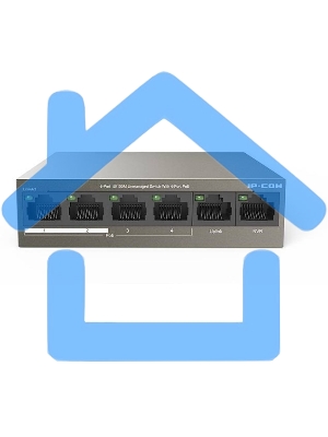 Коммутатор IP-COM F1106P-4-63W 6PORT 4POE