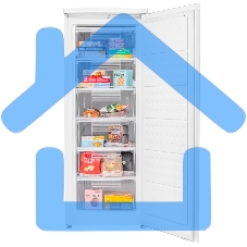 Морозильная камера Maunfeld MFFR143W, белый, 168л, 6 ящиков