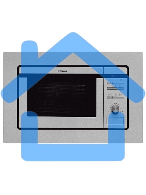 Микроволновая печь встраиваемая Hansa AMM20BEIH нержавеющая сталь, 20 л, 800 Вт, переключатели - кнопки/поворотный механизм