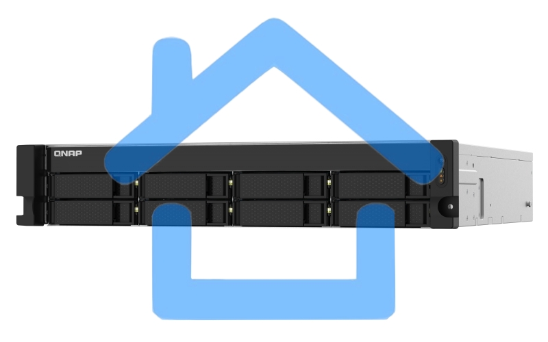 Сетевое хранилище без дисков SMB QNAP TS-832PXU-4G 8-Bay AL324 quad-core 1.7 GHz 2U rackmount NAS, 4Gb DDR4 UDIMM RAM (max 1x16Gb), SATA 6Gb/s, 2x 10GbE SFP+ LAN, 2x2.5 GbE LAN, 1x PCIe Gen2 x2 slot. W/o RAIL-B02