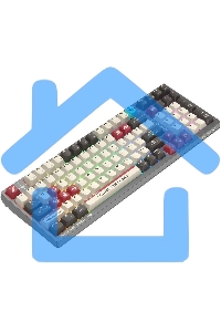 Клавиатура беспроводная A4Tech Bloody WS98 Pixels Red USB, Bluetooth/Радиоканал темно-серый/белый