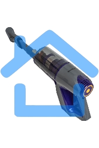 Пылесос вертикальный SUPRA VCS-5084 серый/синий, питание от аккумулятора, 350 Вт, уборка сухая, пылесборник 0.6 л, работа от АКБ max 30 мин.