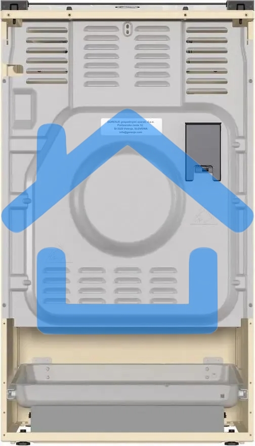 Плита газовая Gorenje GG5A21BEF бежевый, конфорок 4 газовых, духовка 70 л, 50 см x 85 см x 59.4 см