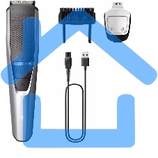 Триммер Philips Series 3000 BT3239/15, 5Вт, серебристый/серый