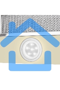 Вытяжка встраиваемая Maunfeld VS Fast Glass 60 бежевый, 60 см, 850 куб. м/ч, 47 дБ