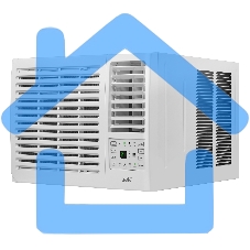 Кондиционер оконный Ballu BWC-07 AC 7000 BTU, 20 м², 49 дБ, охлаждение, осушение, белый