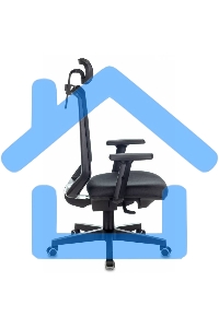 Кресло руководителя Бюрократ EXPERT TW-01 черный 38-418, сетка/ткань, с подголов. крестовина пластик