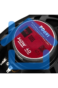 Колонки автомобильные ACV PD-691 (без решетки) 240Вт 91дБ 4Ом 16x23см (6x9дюйм) (ком.:2кол.) коаксиальные однополосные