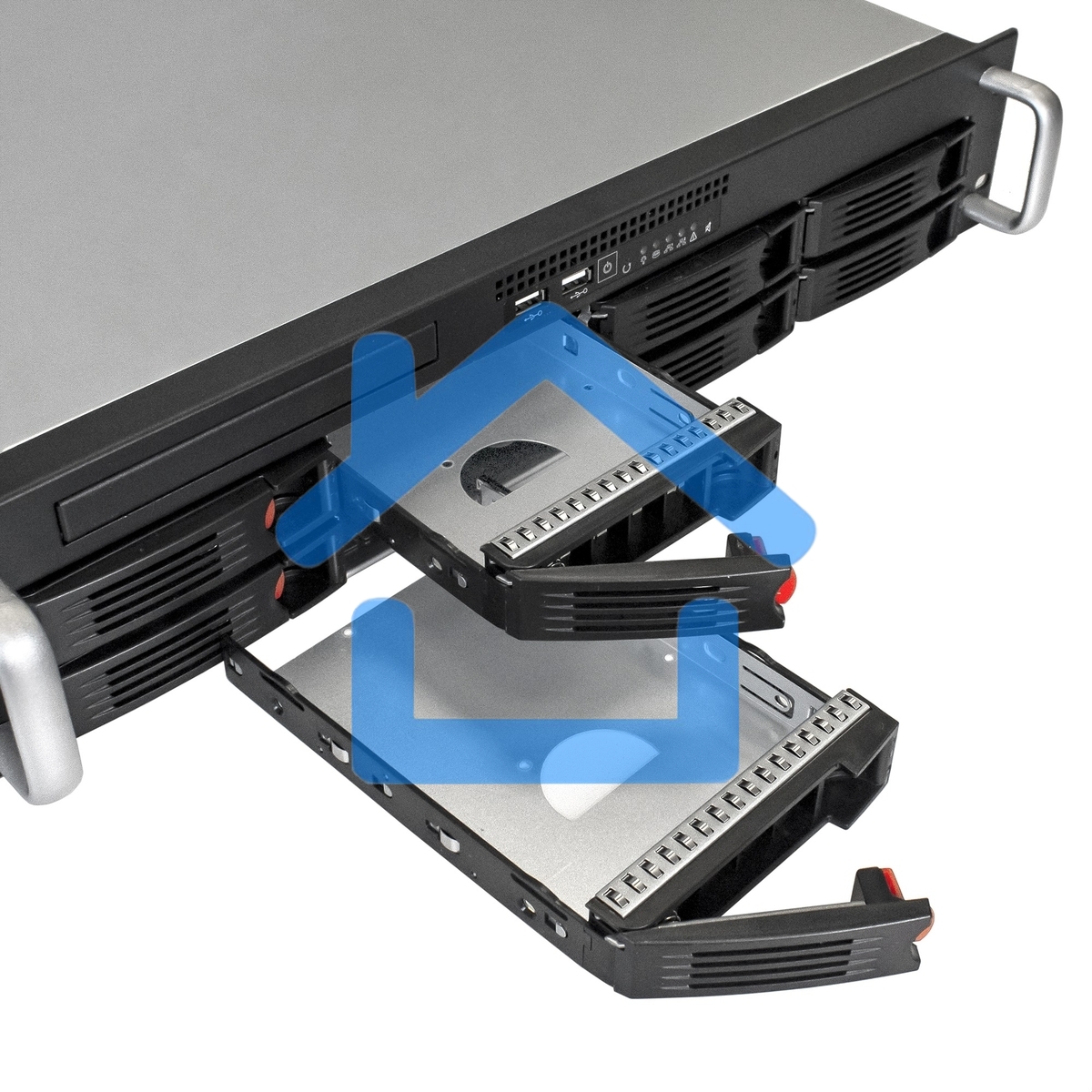 Серверный корпус ExeGate Pro 2U660-HS08 (RM 19