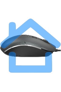 Мышь проводная A4Tech Fstyler FM26 серый/черный, 1600 dpi, USB, кнопки - 4