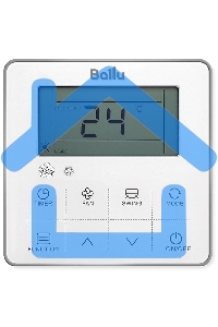 Блок внутренний сплит-системы канального типа Ballu BLC_D/in-48HN1_21Y 48000 BTU, 140 м², 44 дБ, охлаждение, обогрев, осушение, серый