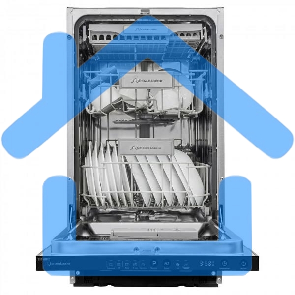 Встраиваемая посудомоечная машина Schaub Lorenz SLG VI4610, черный, 44.8 см, 11 компл., 49 дБ, класс A++