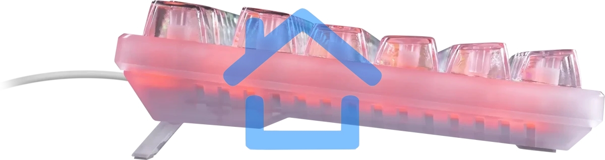 Клавиатура проводная механическая Defender Alchemist GK-000 RU,прозрач,104кн+FN,радуж,1.5м_1