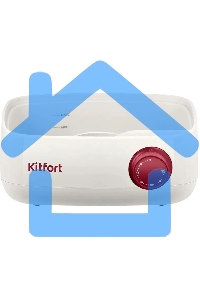 Пароварка Kitfort КТ-6830 3ярус. 800Вт белый/красный