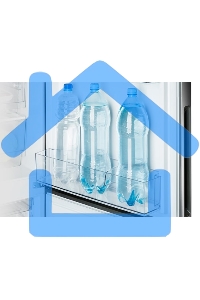 Холодильник Atlant ХМ-4623-151 черный металлик двухкамерный 182/159л морозилка снизу