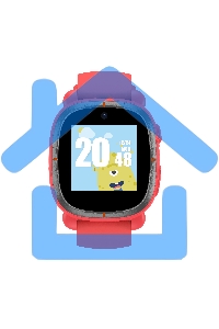 Умные часы INOI Kids Watch Lite красный