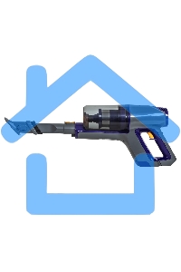 Пылесос вертикальный SUPRA VCS-5084 серый/синий, питание от аккумулятора, 350 Вт, уборка сухая, пылесборник 0.6 л, работа от АКБ max 30 мин.