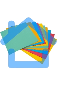 Бумага цветная Silwerhof для оригами и аппликации ассорти тонированная 100л. 10цв. Монстрики 80г/м2 210х210мм