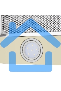 Вытяжка встраиваемая Maunfeld VS Fast Glass 60 бежевый, 60 см, 850 куб. м/ч, 47 дБ