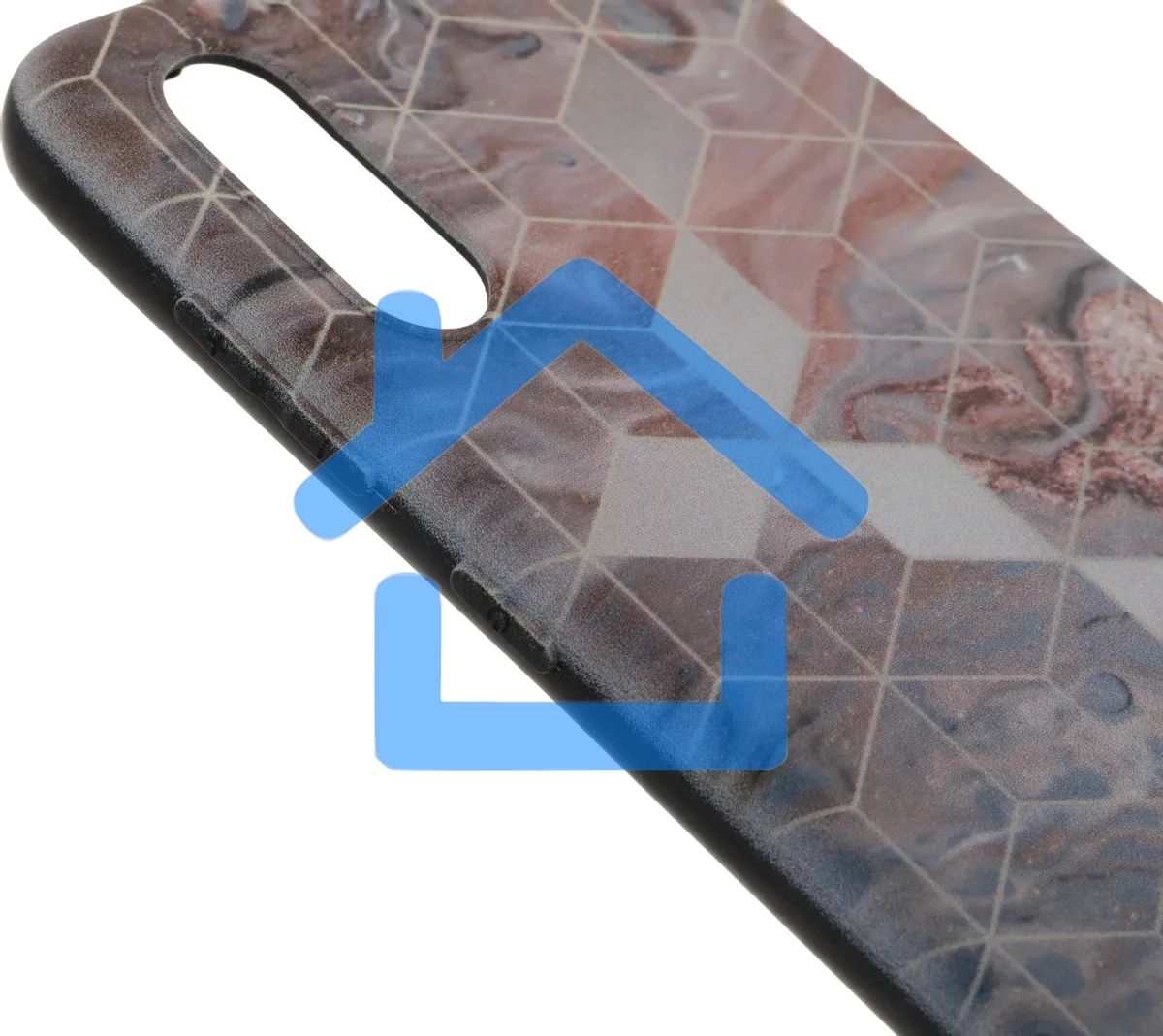 Чехол (клип-кейс) Gresso Meridian, для Samsung Galaxy A02, золотистый/синий gr17aaae8918