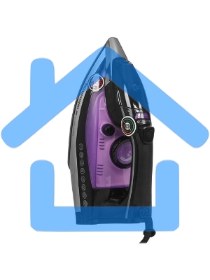 Утюг Redmond RI-C260 черный/фиолетовый