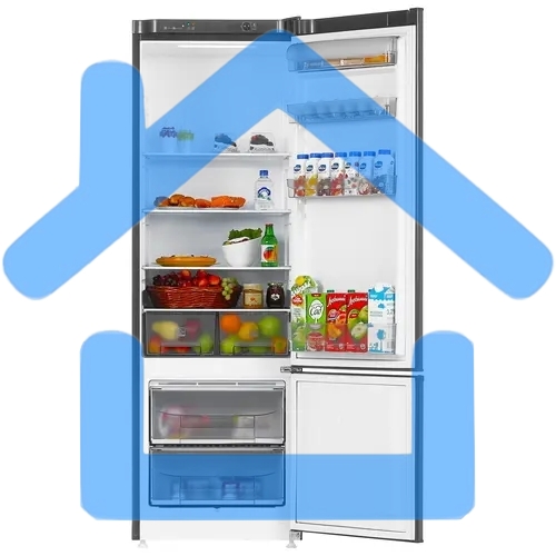 Холодильник Pozis RK-103 B серебристый двухкамерный 239/57 л морозилка снизу