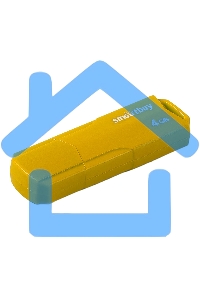 Флешка USB Smartbuy 4 Gb,CLUE Yellow (SB4 GbCLU-Y)