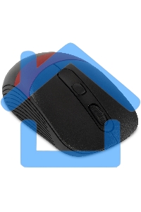 Мышь беспроводная Oklick 310MW черный/красный, 3200 dpi, радиоканал, USB, кнопки - 4