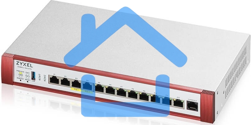 Межсетевой экран Zyxel USG FLEX 500H, Rack, 2xRJ-45: 1/2.5G (LAN/WAN), 2xRJ-45: 1/2.5G PoE+ (LAN/WAN), 8xRJ-45: 1G (LAN/WAN), 1xUSB3.0 **