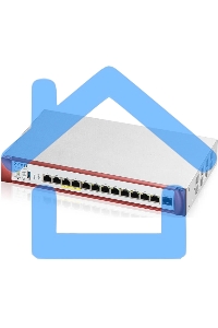 Межсетевой экран Zyxel USG FLEX 500H, Rack, 2xRJ-45: 1/2.5G (LAN/WAN), 2xRJ-45: 1/2.5G PoE+ (LAN/WAN), 8xRJ-45: 1G (LAN/WAN), 1xUSB3.0 **