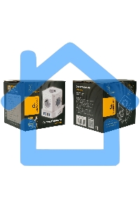 Сетевой фильтр Cablexpert Tower TWR-5-U4-W-2, 5р, 10А, 4хUSB, 3.1А, 2м, ур.защиты 4+, белый, коробка