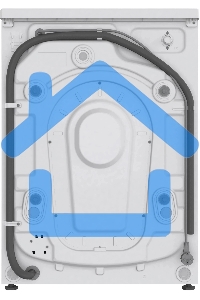 Стирально-сушильная машина Gorenje WD2PA854ADW/C белый загр. фронтальная макс.: 8 кг 1400об/мин класс: А++