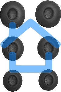 Наушники JBL Tune Beam 2 призрачно-черный