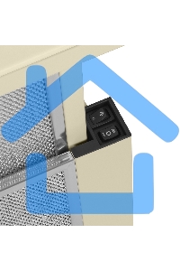 Вытяжка встраиваемая Maunfeld VS Fast Glass 60 бежевый, 60 см, 850 куб. м/ч, 47 дБ