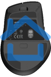 Мышь беспроводная Acer OMR406 черный, 4800 dpi, радиоканал, Bluetooth, USB, кнопки - 8