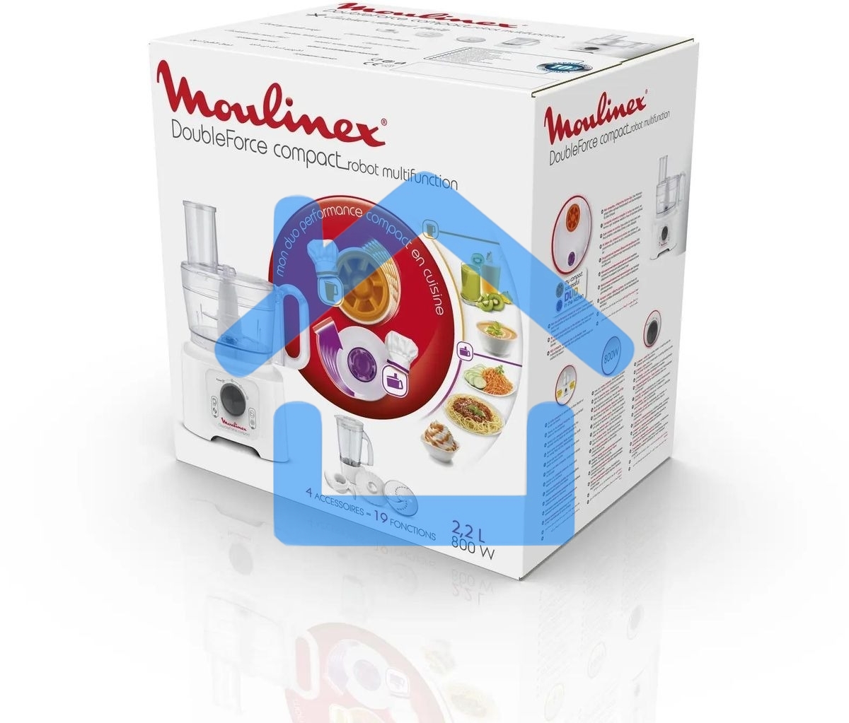 Кухонный комбайн Moulinex FP542111, белый