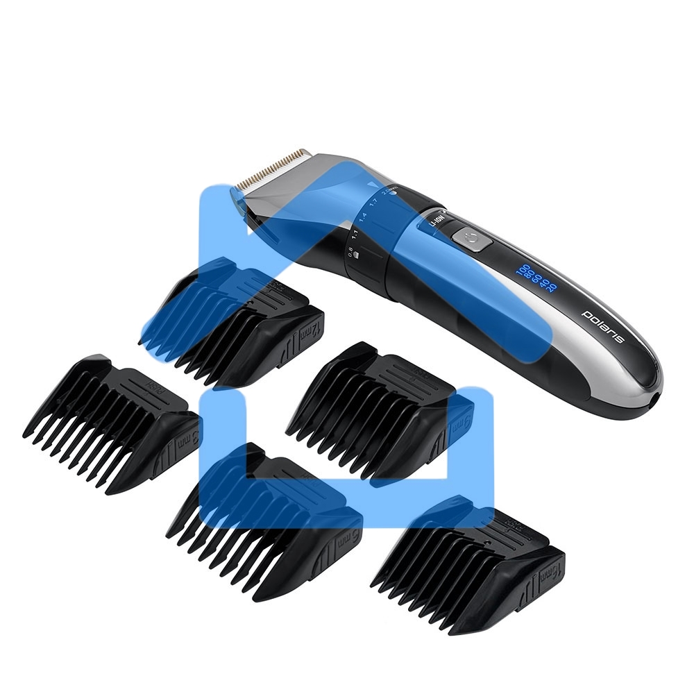 Машинка д/стрижки волос POLARIS PHC 3017RC Argan Therapy Pro черный/хром