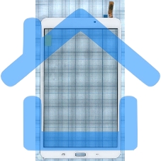 Сенсорное стекло (тачскрин) для Samsung Galaxy Tab 4 8.0 SM-T330, белое