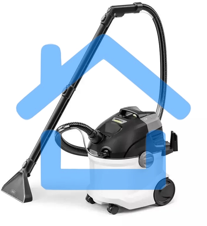 Пылесос моющий Karcher SE 5 *EU 1.081-230.0 белый/черный, 1000 Вт, уборка сухая/влажная, пылесборник контейнер/мешок, 4 л