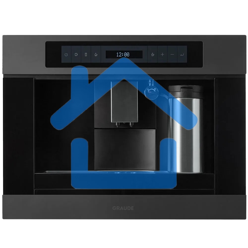 Компактная встраиваемая кофемашина GRAUDE KV 45.0 GE черный